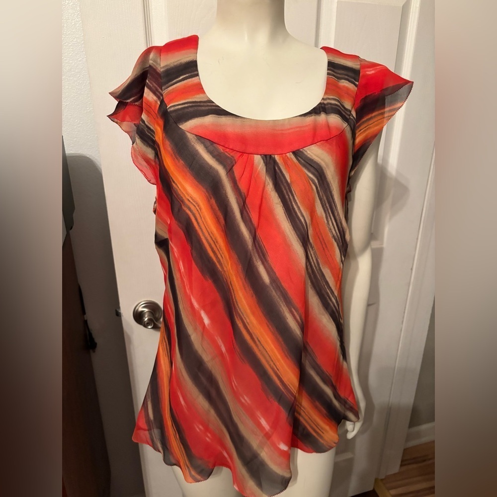 Jones New York silk blouse 16